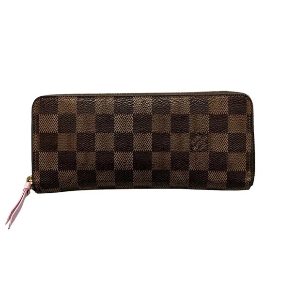 LOUIS VUITTON Portefeuille Clmence Rose Ballerine Damier Wallet bran428-100325 - Picture 1 of 15